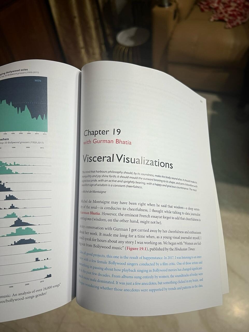 Chapter 19 title page: Visceral Visualizations, featuring Gurman Bhatia