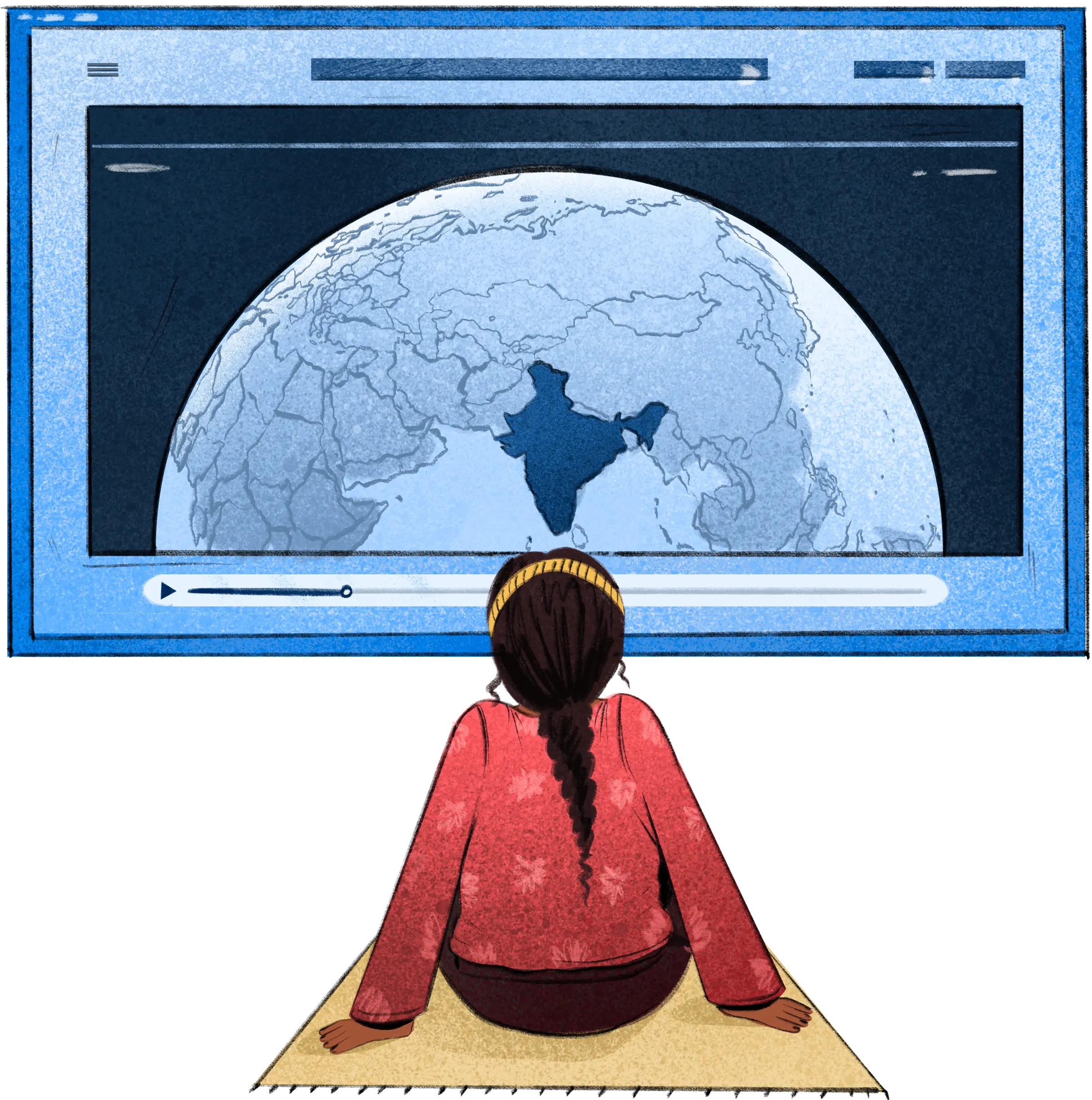 Broadcast medium illustration