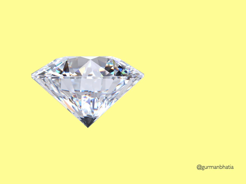 Picture of an actual diamond