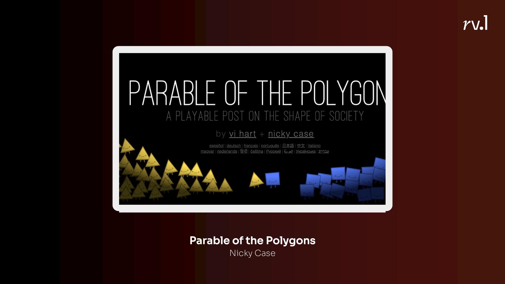 Parable of the Polygons — Nicky Case